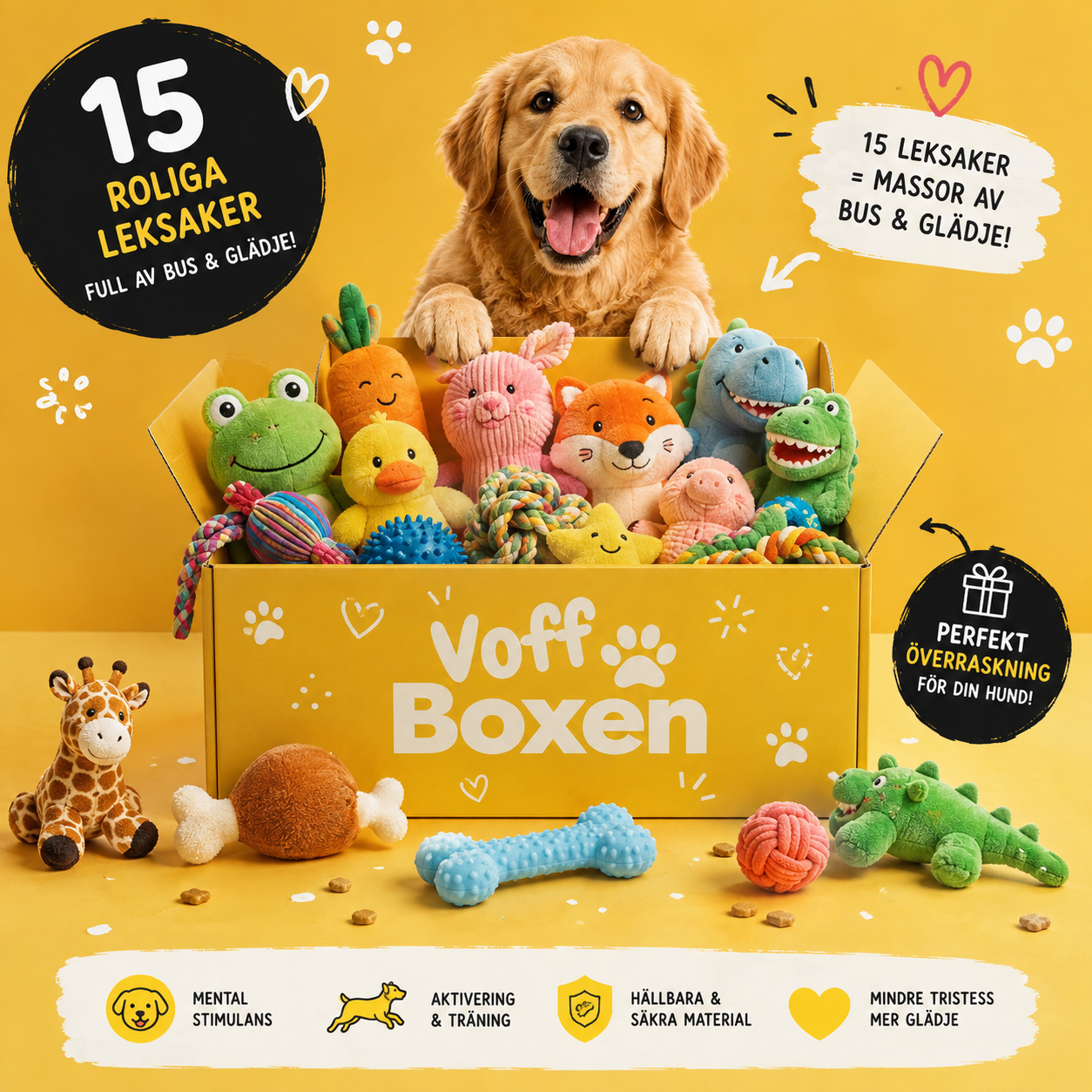 VoffBoxen™ – Öppna. Lek. Voff! 🐾